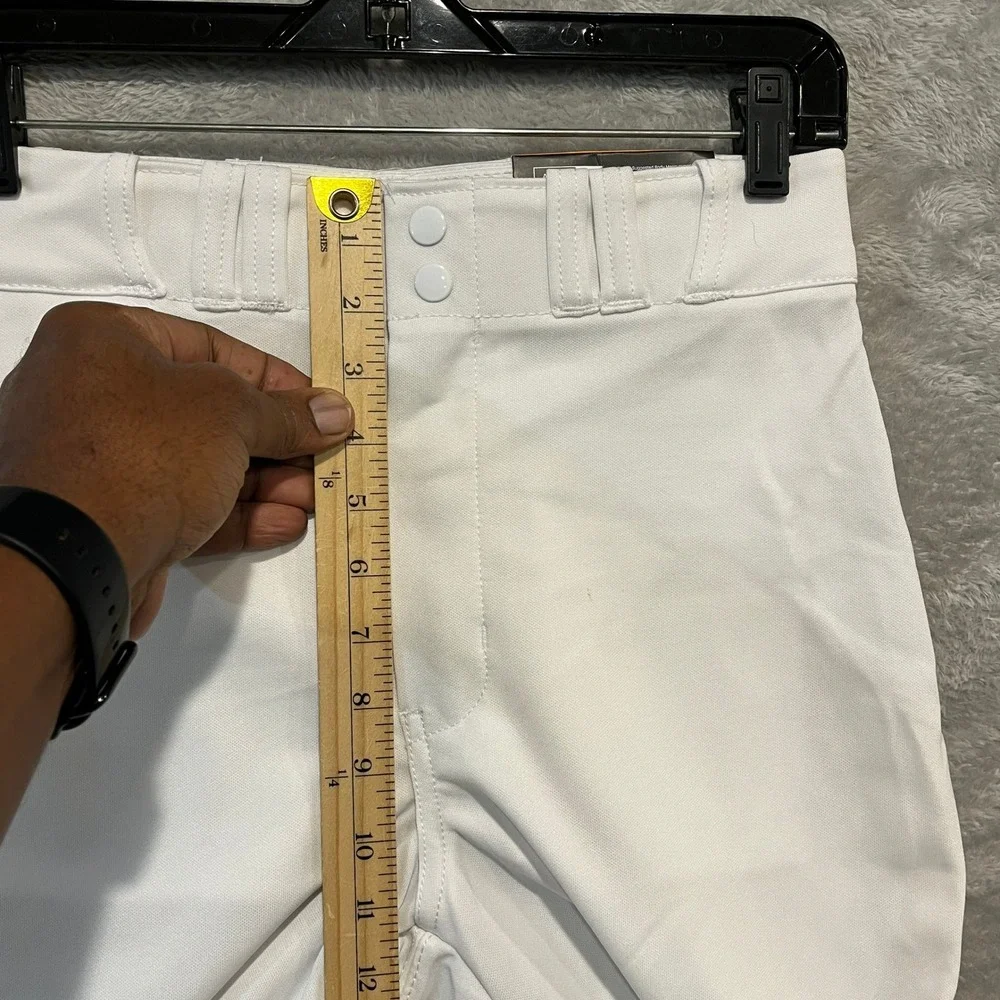 Champro Baseball Pant Mens S White MVP Open Bottom New